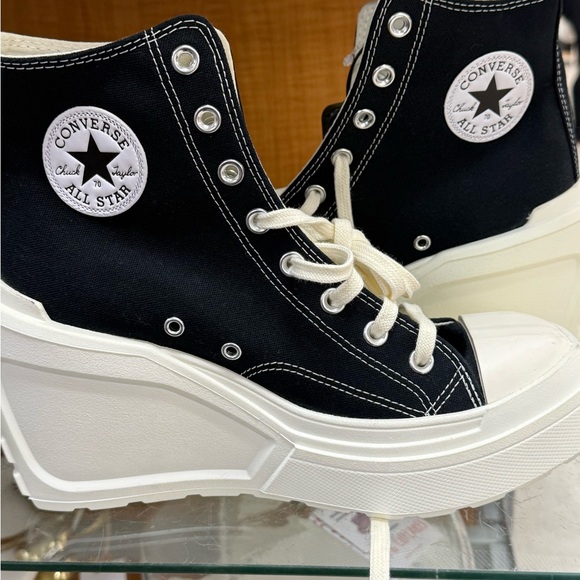 Chunky Converse Chuck Taylor Women’s All Star 75M Chick 70 De Luxe Heels - Picture 4 of 16